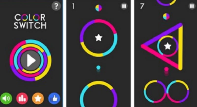 color switch mod apk unlimited stars android  flarefiles